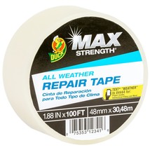 Duck Brand All Weather Indoor/Outdoor Repair Tape, Clear, 1.88-Inch x 10... - $14.99