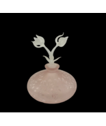 Vintage Royal Limited Crystal Pink Floral Vanity Perfume Bottle - $1,429.03 MXN