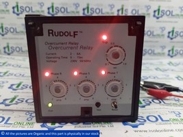 Rudolf R-OCM31 Overcurrent Relay 3-Phase 230VAC 0.1 - 1 Sec 1CO Power Pr... - $791.01