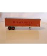 HO Scale Walthers, 40&#39; Semi Truck Trailer, Milwaukee Road, Orange, #207995 - £19.61 GBP