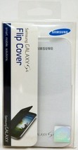 New Oem Samsung Galaxy S4 White Flip Cover Phone Case i9500 S Iv Folio i545 Oem - $5.89