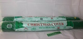 2 Rolls Green Christmas Cover 36 Inch 8 Feet In Package Art Craft Decorating  - £63.30 GBP