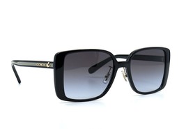 New Coach HC8375 Black Grey Gradient Authentic Sunglasses - £104.96 GBP