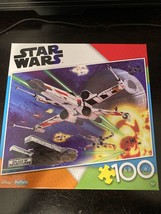 Buffalo Games Star Wars Jigsaw Puzzle X-WING Assault 100 Pcs Cartoon #4802 - £18.69 GBP