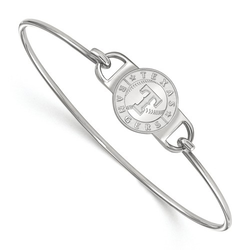 SS MLB  Texas Rangers Small Center Wire Bangle-8 - $80.46