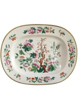 Antique Royal Doulton Indian Tree Meat Platter with Drain Well Hand Painted Poly - £277.51 GBP