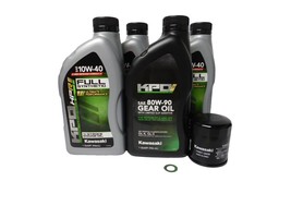 1996-2004 Kawasaki Vulcan 1500 VN1500 L OEM Full Synthetic Service Kit KAW159 - £56.45 GBP