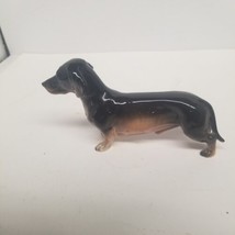 Vintage Lefton Dachshund Wiener Dog Ceramic Figurine, Made in Japan - $24.70