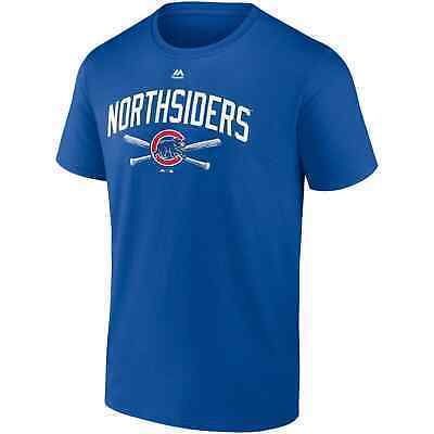Primary image for Chicago Northsiders Cubs Baseball Blue TShirt Majestic MLB Mens Size M NEW