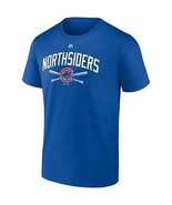 Chicago Northsiders Cubs Baseball Blue TShirt Majestic MLB Mens Size M NEW - £8.61 GBP