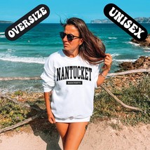 Nantucket sweatshirt,Massachusetts crewneck,Beach Pullover,Nantucket beach trend - £34.15 GBP