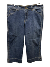 Gloria Vanderbilt Capri Jeans Women&#39;s Size 16 Blue 38&quot; Waist with 21&quot; In... - $12.16