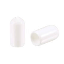 uxcell 200pcs Round Rubber End Caps 1/4&quot;(6mm) White Vinyl Cover Screw Th... - $14.99
