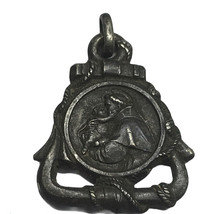 Antique Saint Anthony help me whereever i am medal - $50.01