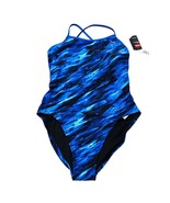 TYR Durafast Elite® Women&#39;s Trinityfit Swimsuit Vitric 420 Blue Size 32 New - $47.18 CAD