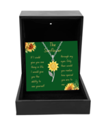 Sunflower Necklace - Radiant Jewelry, ideal Gift for Mothers day - $69.17 CAD