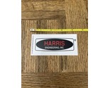 Auto Decal Sticker Harris Engineering - £6.87 GBP