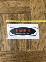 Auto Decal Sticker Harris Engineering - $8.79