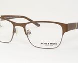 MORE &amp; MORE 50515 780 Brown UNIQUE RARE EYEGLASSES FRAME 52-18-135mm Ger... - $1,421.38 MXN