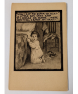 VINTAGE FUNNY MORBID POSTCARD RETRO PRAYER UNUSED MAIL POSTAL LETTER PRA... - $23.30 CAD