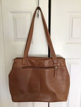 Stone Mountain Shoulder Bag Real Leather Bag Brown 10”x14” - $23.33