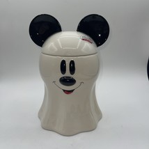 Disney Mickey Mouse Ghost Halloween Cookie Jar Canister- New 10” Tall - £29.87 GBP