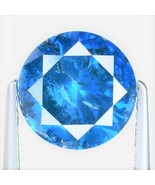BLUE DIAMOND GEM ROUND CUT SHAPE 2mm INDIAN GENUINE GEMSTONE NATURAL MIN... - $44.50