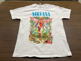 Nirvana &quot;In Utero&quot; Men&#39;s White T-Shirt - Large - £7.10 GBP