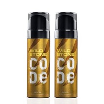 Wild Stone Code Gold No Gas Body Perfume for Men  ( Pack of 2 )120Ml  - $33.55