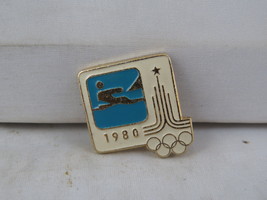 Vintage Summer Olympic Pin - Moscow 1980 Sailing Event - Stamped Pin - $15.00