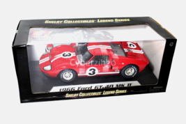 1966 Ford GT40 MK II Shelby Collectibles 1:18 Scale Red Diecast Model Car NEW - £52.37 GBP