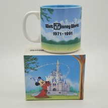 Walt Disney World 20th Anniversary Mickey 1971-1991 Coffee Mug / Cup Castle - £18.44 GBP