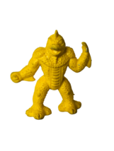 Diener Rubber Toy Figure Eraser Monster Space Alien Kaijou vtg Yellow Li... - $23.71