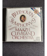 BEETHOVEN Symphony #9 - LORIN MAAZEL, Cleveland - CBS CD 1983, Vintage - $13.00