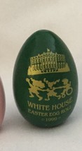 CLINTON WHITE HOUSE EASTER EGG GREEN 1999 WOOD EXCELLENT RARE - $13.05