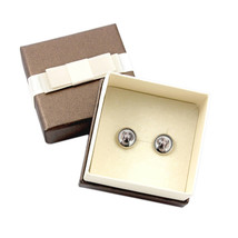 Weimaraner. Pet in your ear. Earrings with box. Photojewelry. Handmade. - £11.98 GBP