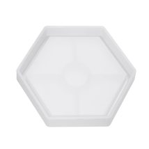 Polygon Handmade Craft Base Materials DIY Teacup Mat Mold Coaster Crystal Glue D - £8.18 GBP