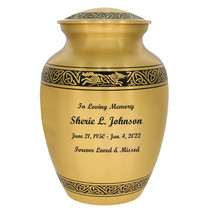 Running Wolf Brass Medium Urn - £69.54 GBP+