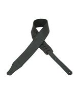 Levy's M26BL-BLK 2.5-inch Leather Guitar Strap - Black  - $159.00