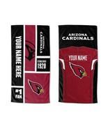 Arizona Cardinals Official NFL Jersey or Colorblock Personalized Beach T... - €42,84 EUR