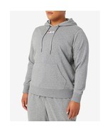 Fila Womens Crowd Pleaser Hoodie Pullover Pockets Gray 3X - £16.84 GBP