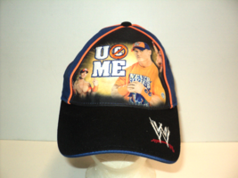 John Cena Cap U Can&#39;t C Me Never Give Up WWE One Size Fits Most Strap Back 2010 - $21.28