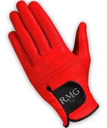 Premium Red Cabretta Leather Golf Glove for Men | Available in Left and ... - £9.33 GBP