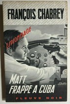 MATT FRAPPE A CUBA by Francois Chabrey (1974) French mystery pb - $9.89