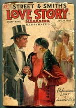 Love Story Magazine January 14 1933-Romance Pulp reading copy - $44.14