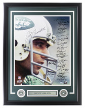 1969 New York Jets 24 Signed Framed 16x20 Namath Close Up Photo Fanatics Steiner - £1,023.12 GBP