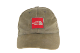 Vtg 90s Distressed The North Face Spell Out Box Logo Snapback Hat Olive Green - $79.15