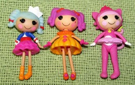 Lalaloopsy Mini Doll Lot 3&quot; Marina Anchors Jewel Sparkle P EAN Ut Big Top Plastic - £12.58 GBP