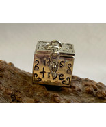 Sterling Silver Pendant 7.59g Fine Jewelry Necklace Charm Keepsake Box Love - £23.55 GBP