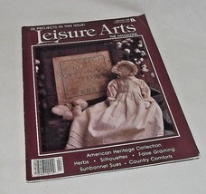 Leisure Arts 1990 February Amish Quilt Herbs Sunbonnet Sue Craft Silhouettes Mag - £7.92 GBP